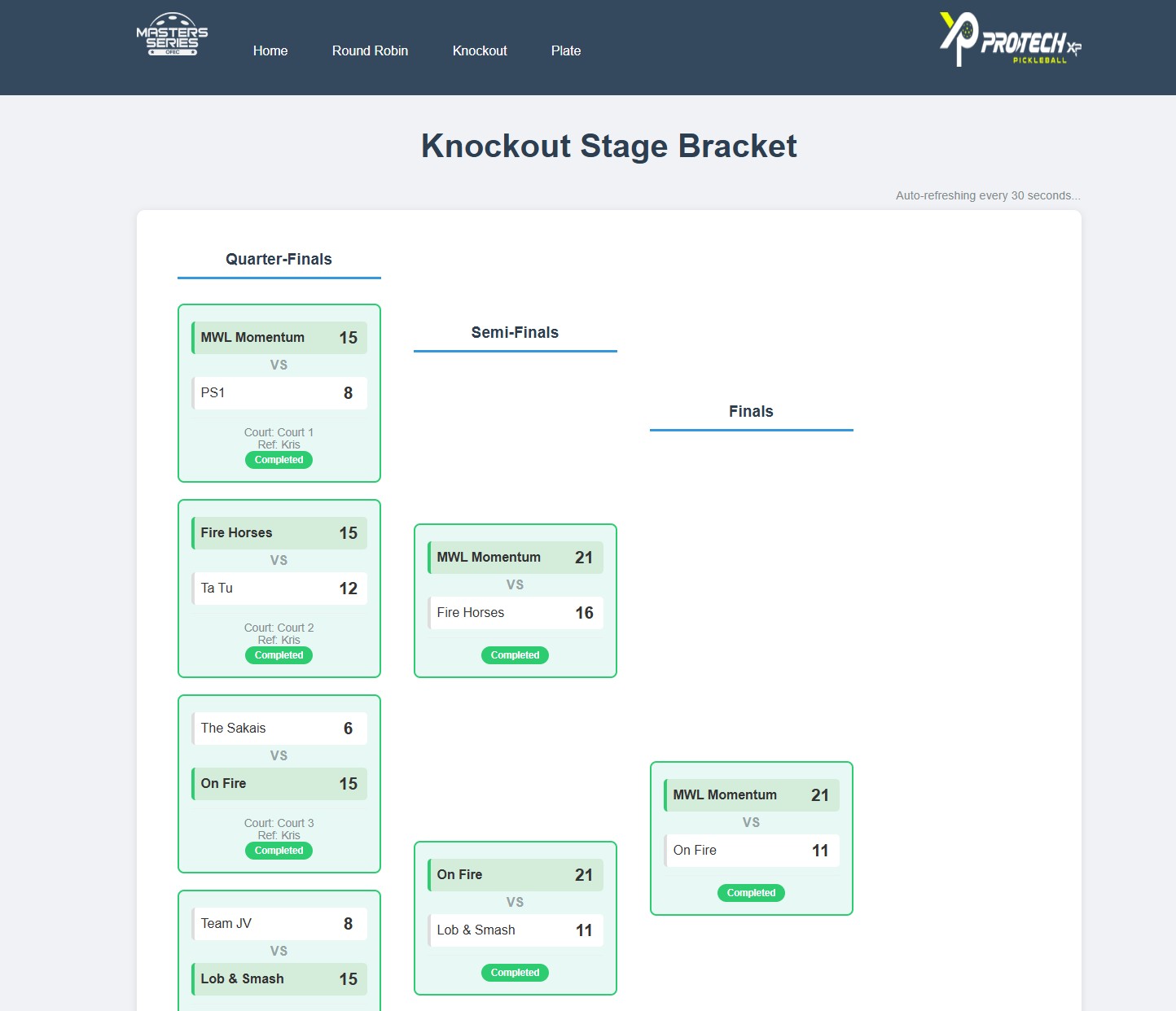 PickleTourny Screenshot 2