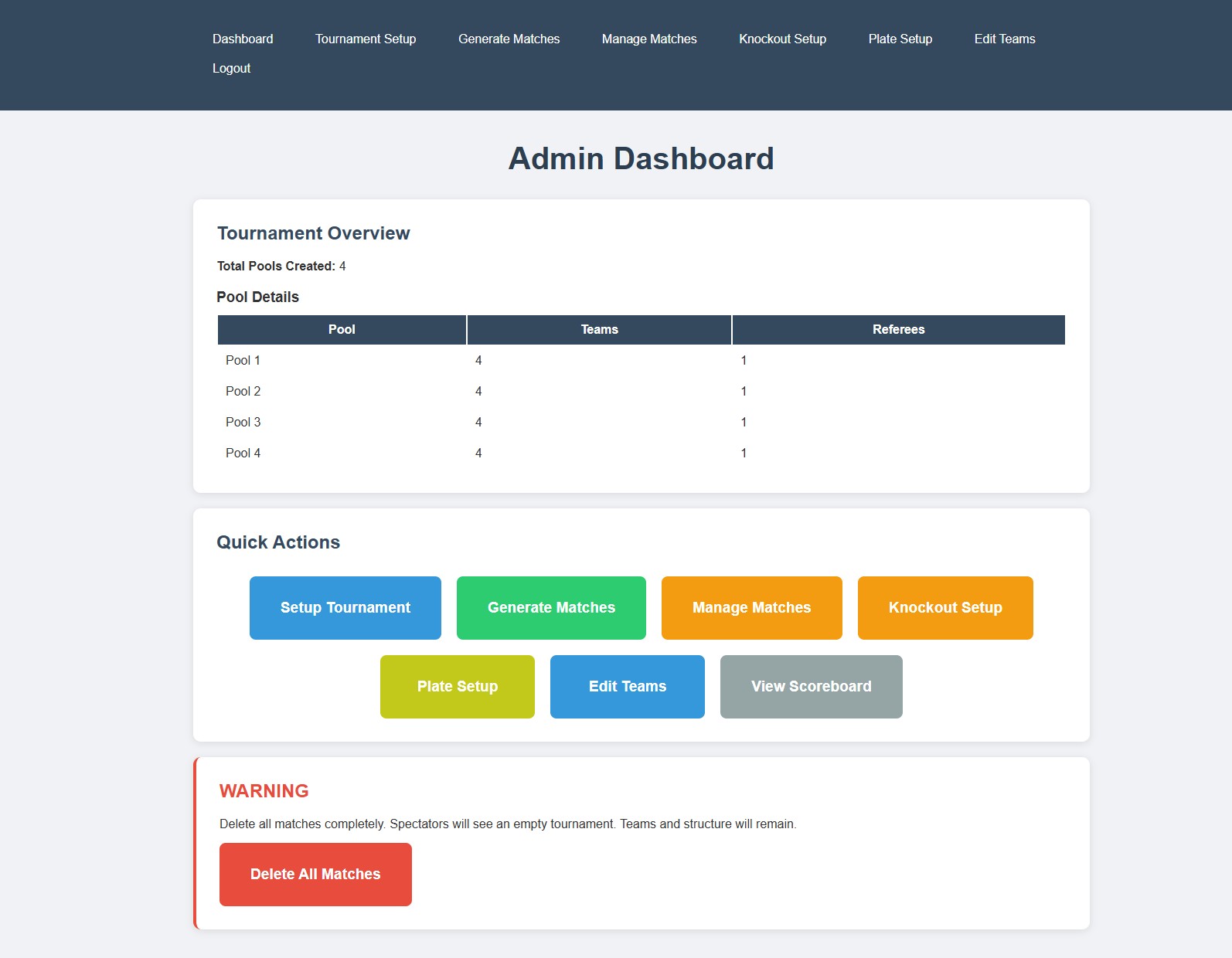 PickleTourny Screenshot 4